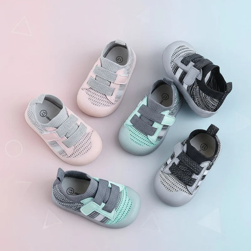 TinyRunner – Sportive e traspiranti - Scarpe da bambino in mesh con suola morbida