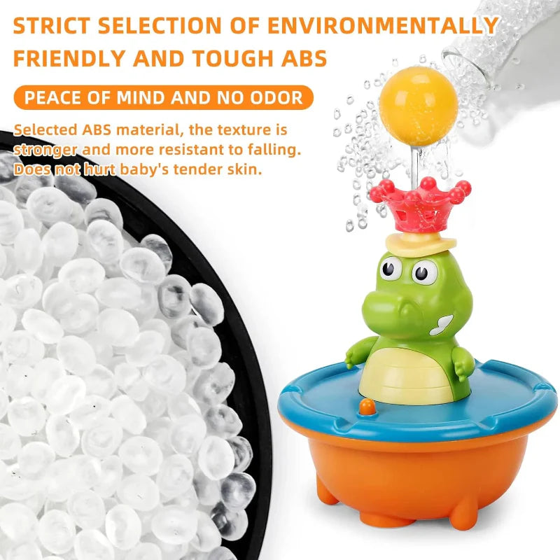 Light Up Crocodile Bath Toy – Interattivo e divertimento in acqua – Giocattoli da bagno "Fontana Coccodrillo"