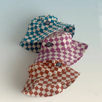Thumbnail for Bucket Hat – Carino e protettivo – Cappellino a quadri per bambini