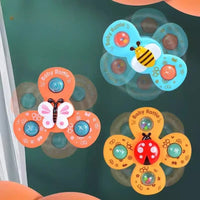 Thumbnail for Bath Spinner Set™ - Nella vasca da bagno o in auto - Snack spinner ad aspirazione