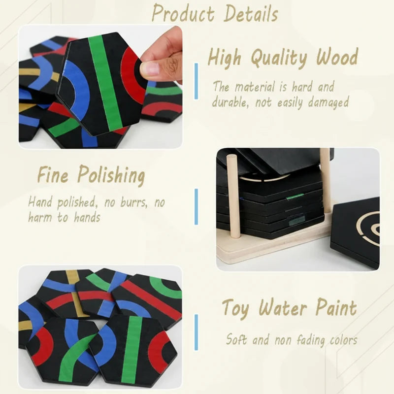 LogicStack – Intelligente ed educativo – Gioco di ordinamento di forme e numeri