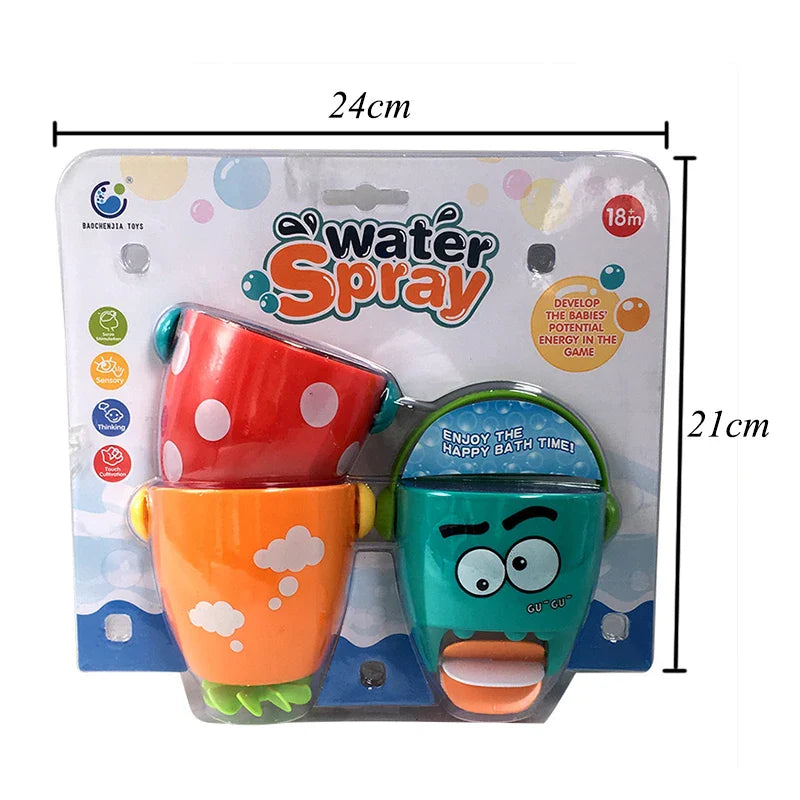 BathCups – Pratico e divertente – Tazze da bagno Giocattoli da bagno