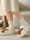 Northern Lights Kids - Caldo e festoso - Pantofole natalizie in peluche a fantasia