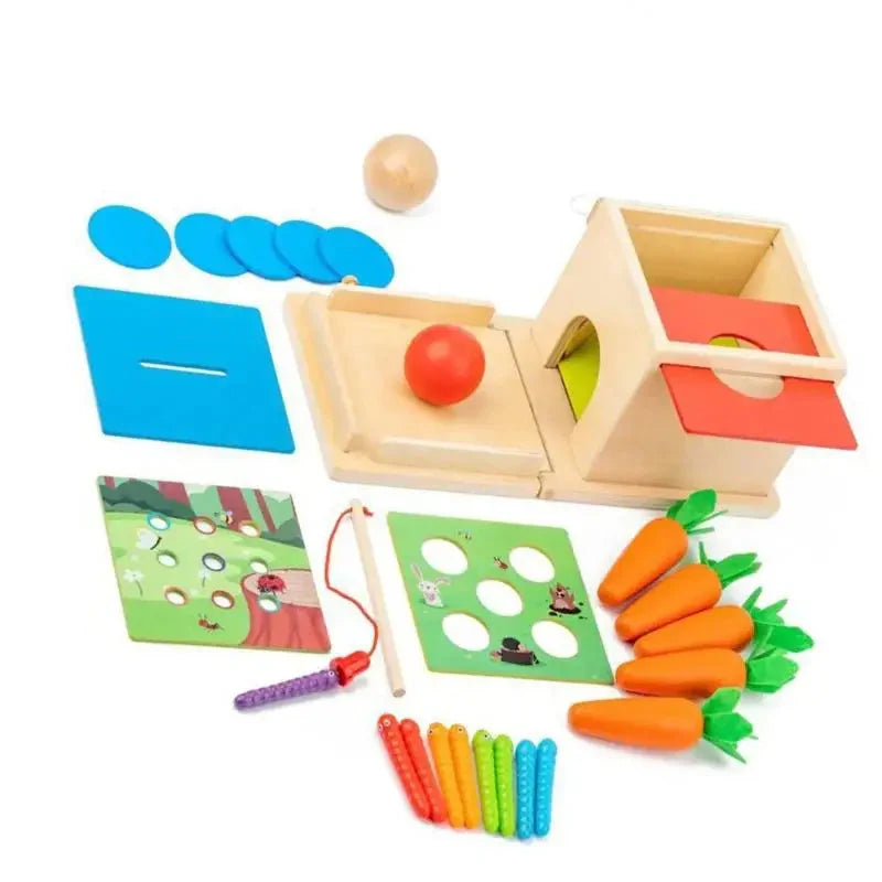 Smart Carrots –  Colori e forme - Giocattoli di legno da classificare