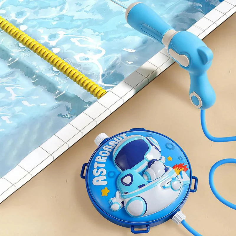 Kids Water Blaster – Divertente e pratico – Zaino con pistola ad acqua
