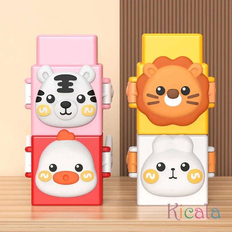 StackAnimals – Divertente ed educativo – Set di gioco con animali impilabili