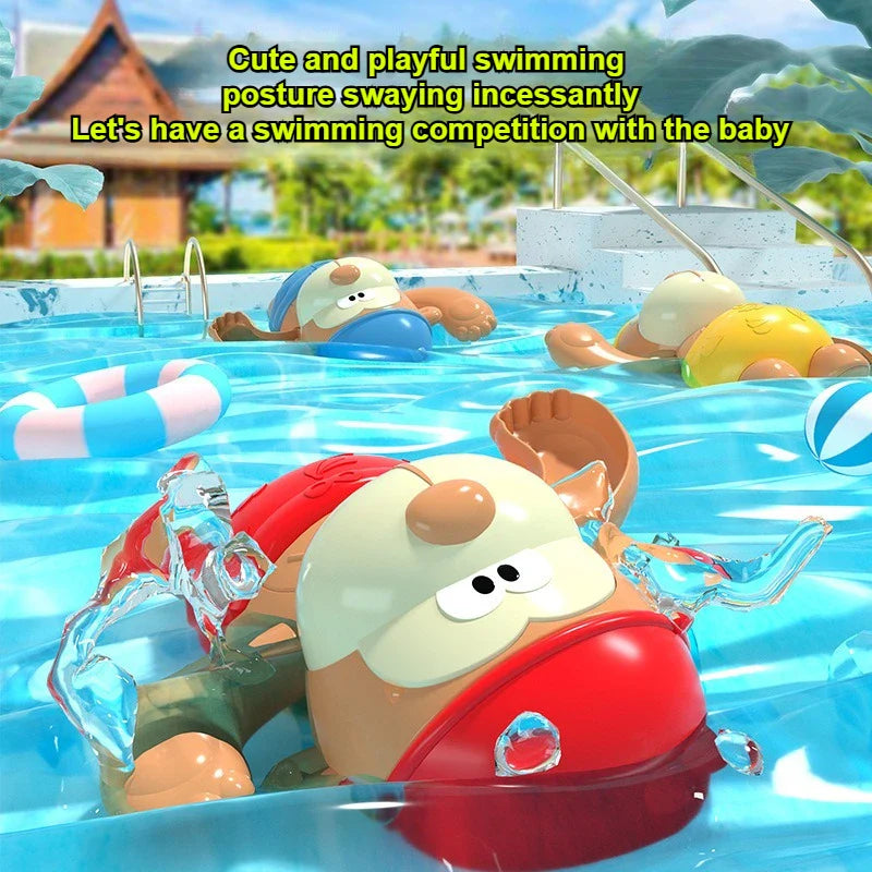 Clockwork Monkey Toy – Divertimento e giochi d'acqua – Giocattolo da bagno a molla