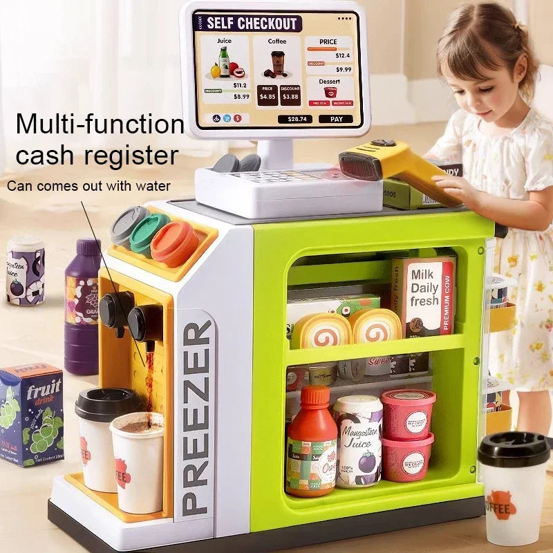 Supermarket Set™ - Divertimento per la casa - Registratore di cassa giocattolo