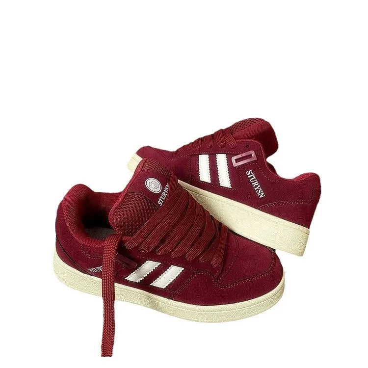 UrbanStep – Alla moda e comode – Sneaker rosso bordeaux