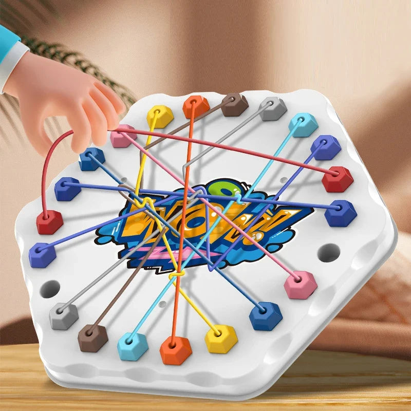 Color Rope Logic Game – Pensare e interagire – Gioco da tavolo