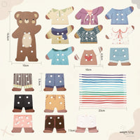 Thumbnail for ThreadBear – Carino ed educativo – Giocattolo da infilare Montessori Orso