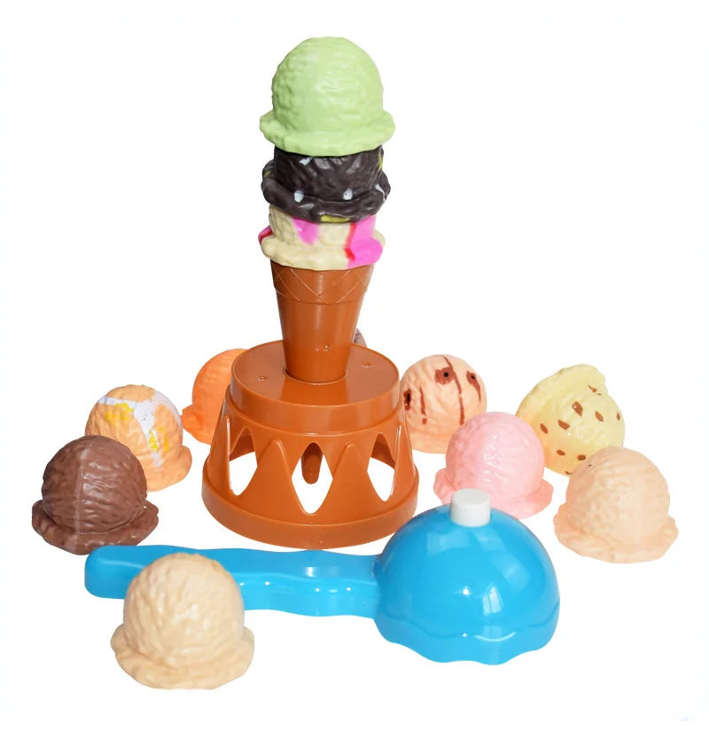 Ice Cream Stack Game™ - Gusti in equilibrio - Gioco di equilibrio a tema gelato