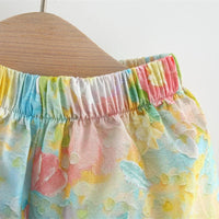 Thumbnail for Mini Fashion™ - Zomerbloem Chic - Zomer Jurkje Peony-print