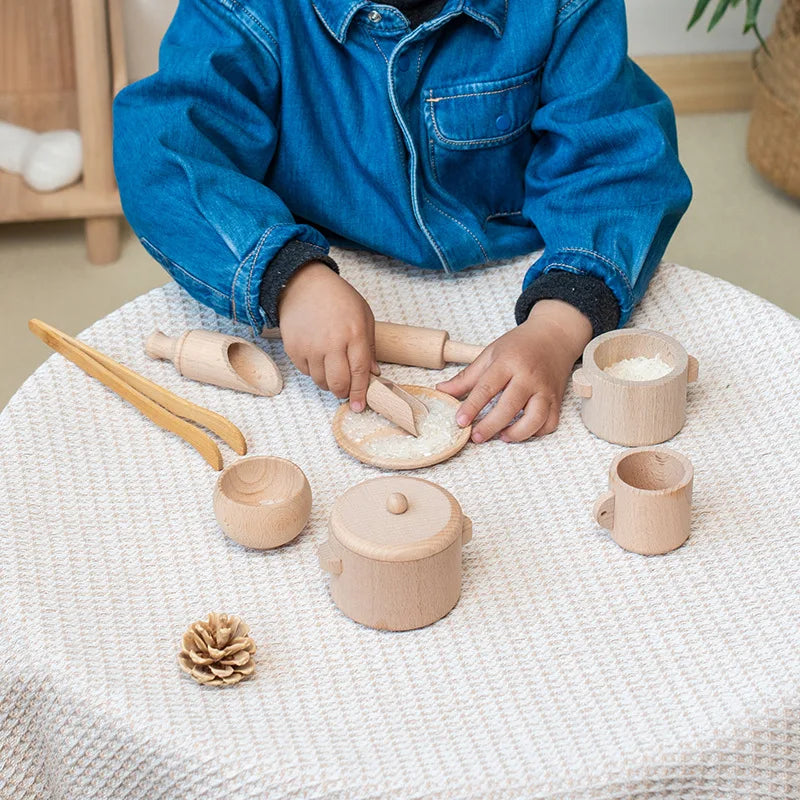 MiniMasterChef – Educativo e divertente – Set da gioco cucina in legno