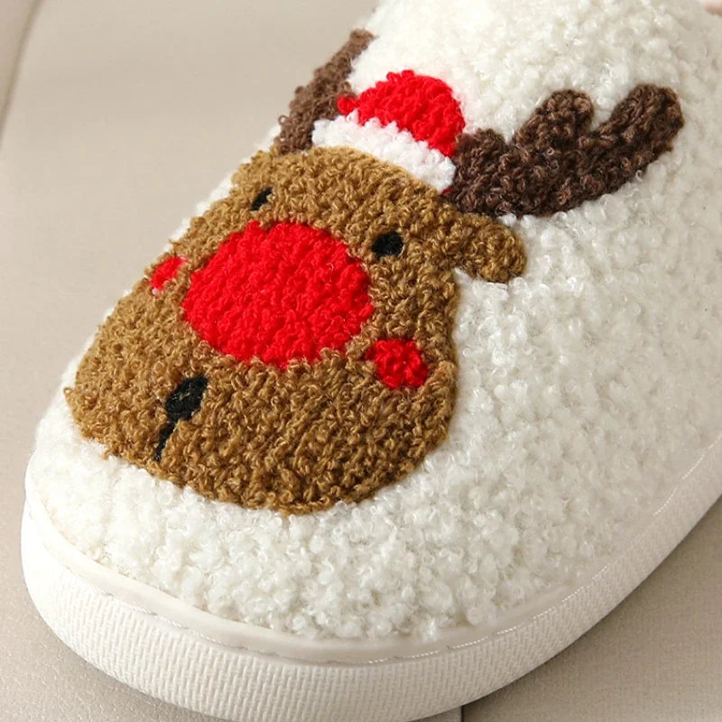 Northern Lights Kids - Caldo e festoso - Pantofole natalizie in peluche a fantasia