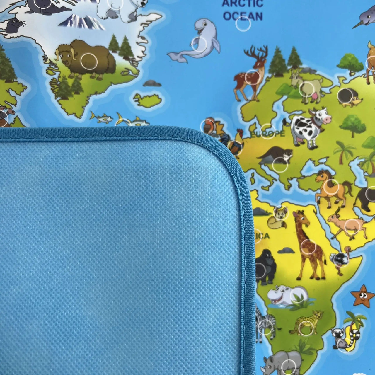 LittleExplorers – Imparare e giocare – Mappa mondiale degli animali