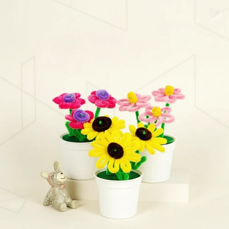 CraftBloom – Colorato e creativo – Set fai da te per creare vasi da fiori
