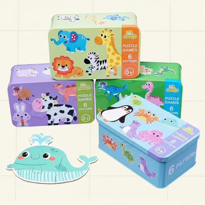 BrainBox – Imparare e giocare – Puzzle 3D in legno