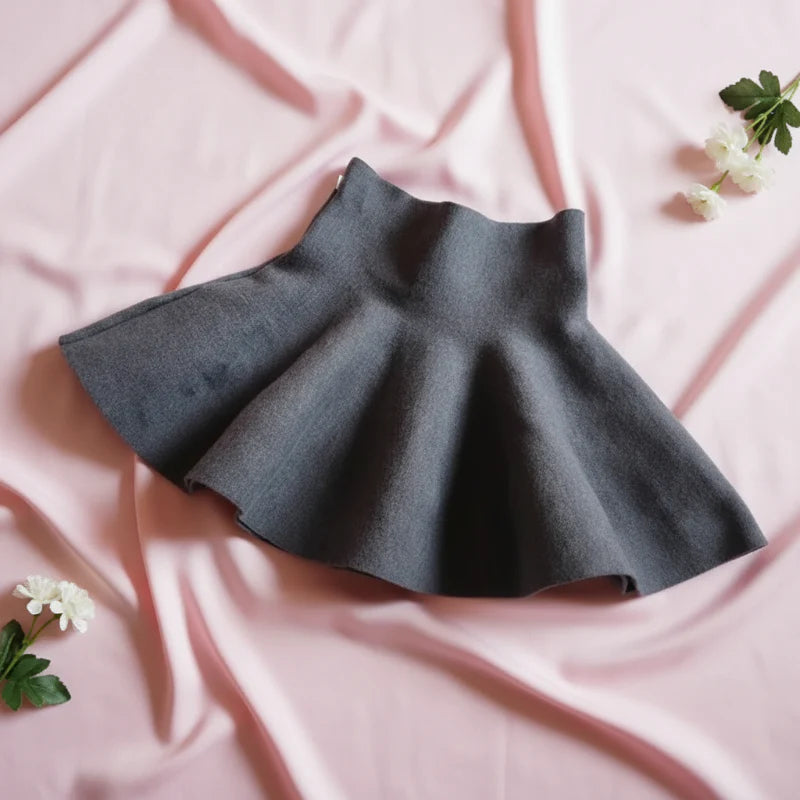 Girls Knitted Skirt – Comfort e stile – Gonna per bambina