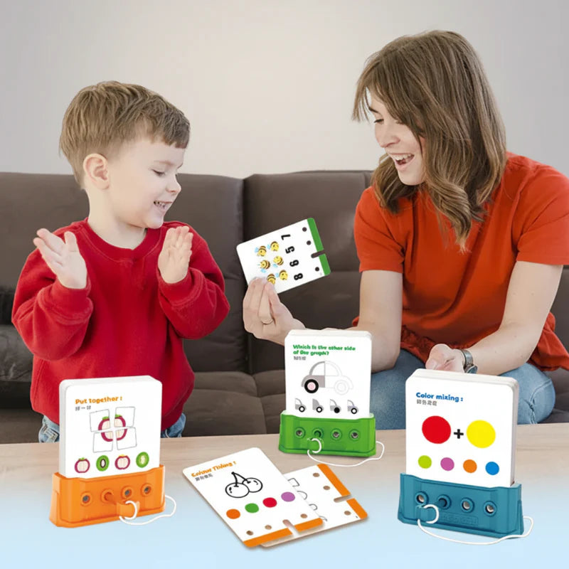 Montessori Shape Matching Game – Logica e concentrazione – Gioco da tavolo con puzzle