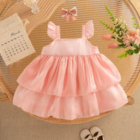 Thumbnail for Tulip Mesh Dress – Eleganza e comfort – Abito da bambina