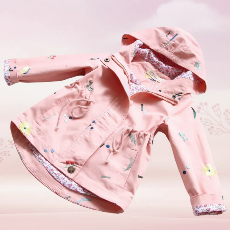 Girls Windbreaker Jacket – Leggera ed elegante – Giacca per bambini