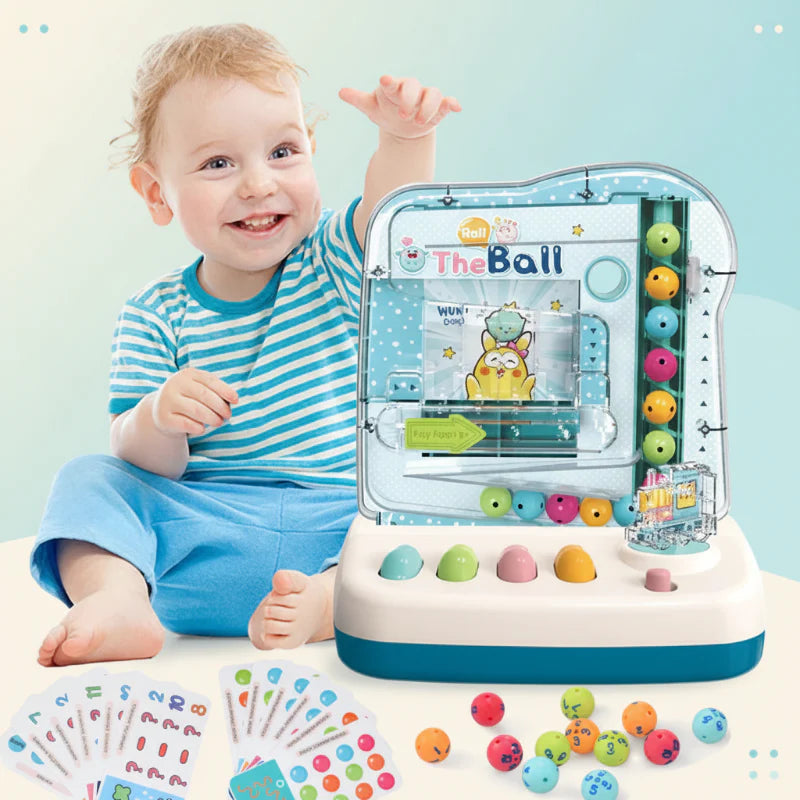 Montessori Math Track Game – Apprendimento e logica – Gioco del percorso a palline