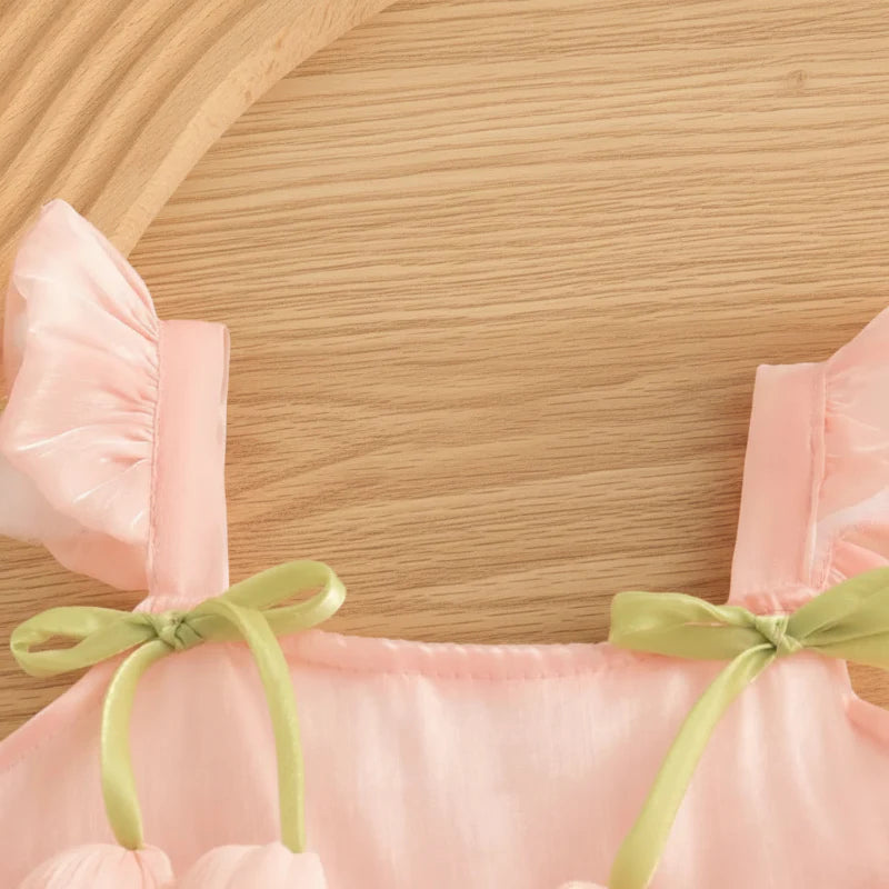 Tulip Mesh Dress – Eleganza e comfort – Abito da bambina