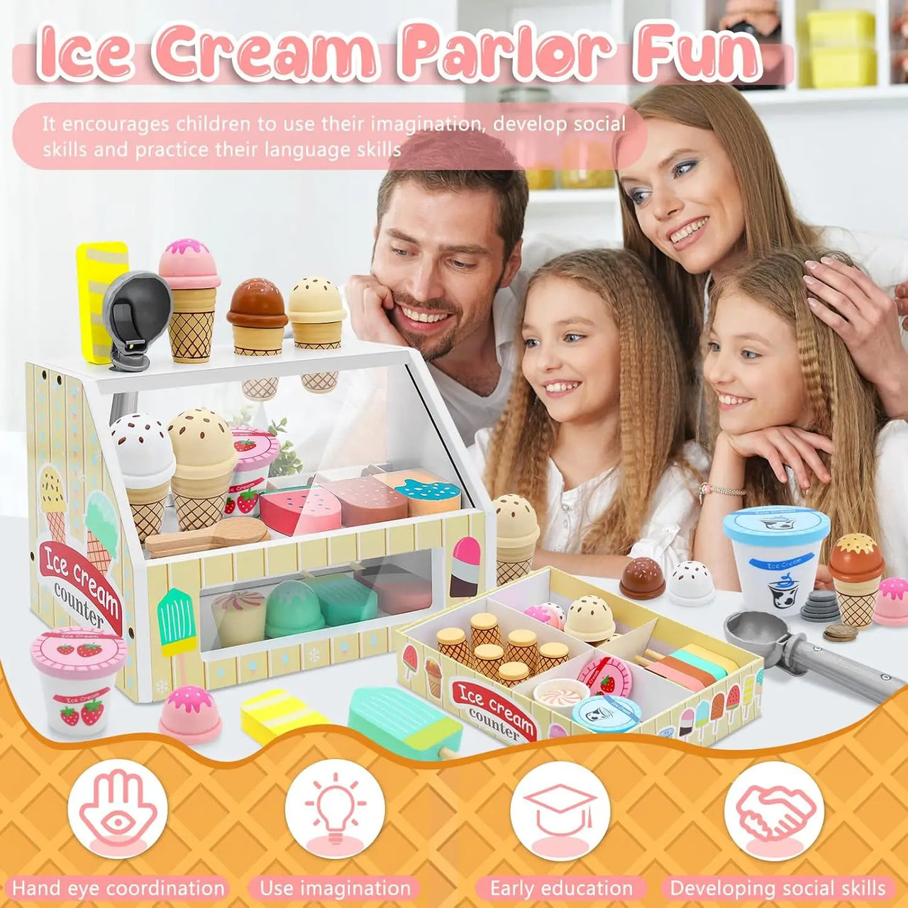 Ice Cream Playset™ - Creativo ed educativo - Il playset dei gelati