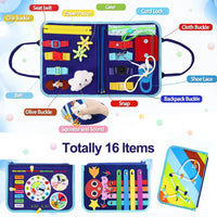 Thumbnail for 7-in-1 Busy Board – Motricità e apprendimento – Lavagna delle attività