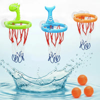 Thumbnail for BathBounce – Interattivo e divertente – Set da gioco per giocare a basket nella vasca da bagno
