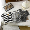 Kids Stripe Outfit – Tendenza e comfort – Outfit estivo per bambini