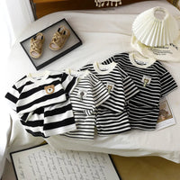 Thumbnail for Kids Stripe Outfit – Tendenza e comfort – Outfit estivo per bambini