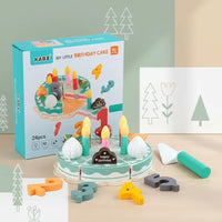 Thumbnail for TinyChef – Istruttivo e divertente – Set da cucina in legno con torta e accessori