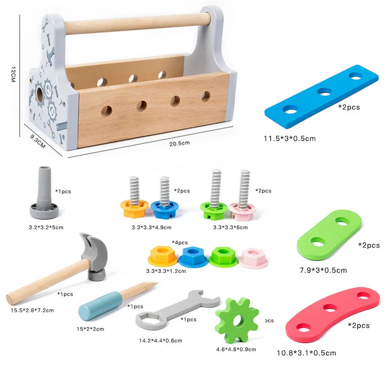 Woods™ - Creatività e risoluzione dei problemi - Cassetta degli attrezzi di legno