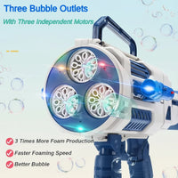 Thumbnail for Light Up Bubble Gun – Giochi e musica – Pistola per bolle di sapone