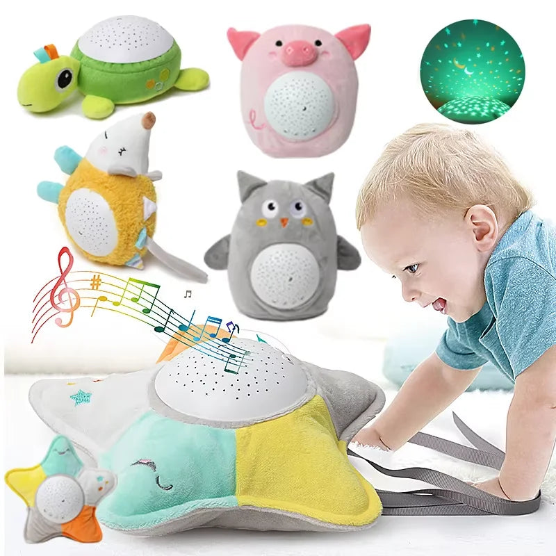 StarPlush – Morbido e rilassante – Peluche con proiettore notturno
