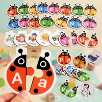 Thumbnail for Wooden Letter Matching Game – Apprendimento e gioco – Puzzle dell'alfabeto