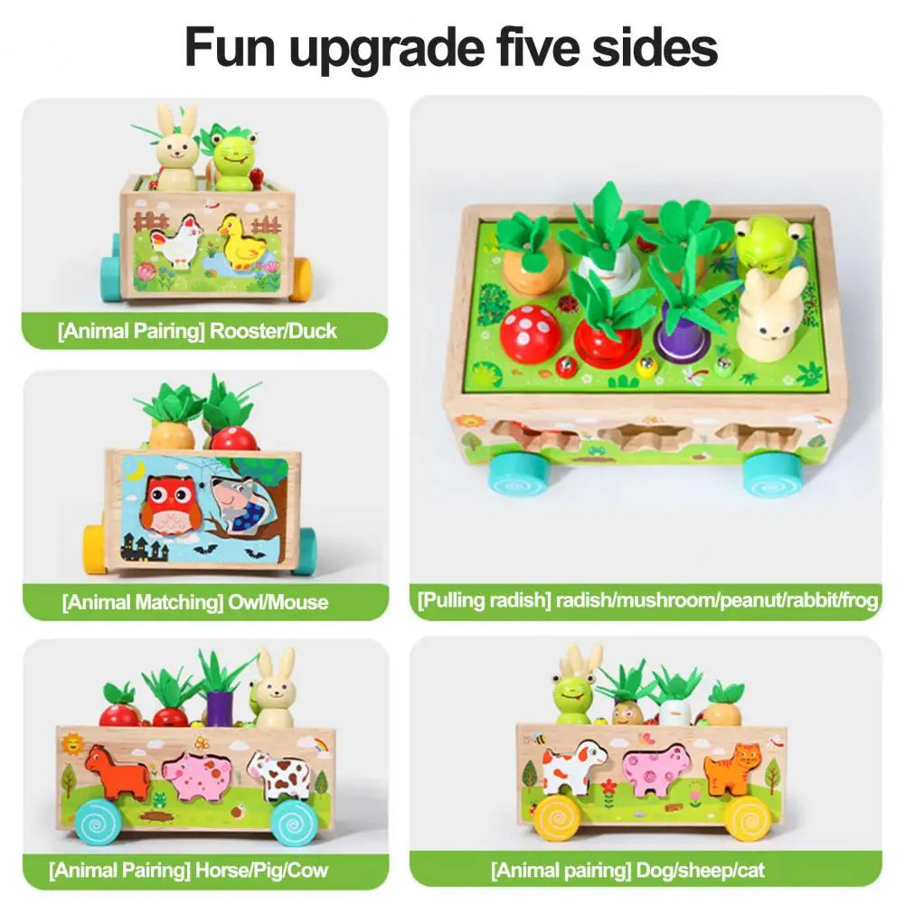 Woods™ - Un carretto di divertimento! - Puzzle di animali e verdure