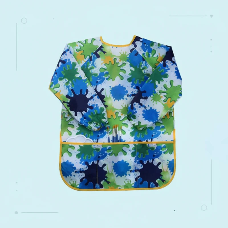ArtEase – Colorato e idrorepellente – Grembiule da pittura per bambini