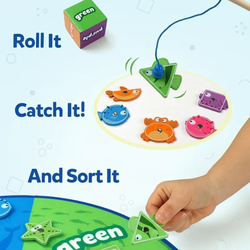 SmartFish – Divertente ed educativo – Set da gioco con calamita per pesci