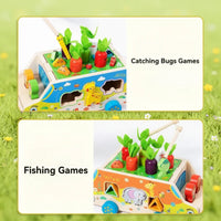 Thumbnail for Montessori Animal Matching Toy – Istruttivo e interattivo – Carretto giocattolo con puzzle