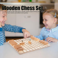 Thumbnail for Wooden Chess Puzzle Game – Strategia e ragionamento – Gioco da tavolo