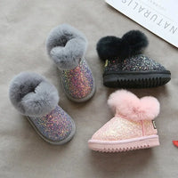 Thumbnail for Mini Fashion™ - Caldi ed eleganti - Stivalo invernali glitterati da bambina