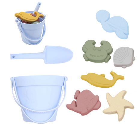 Silicone Beach Set™ - Avventure sulla sabbia - Set giochi da spiaggia in silicone