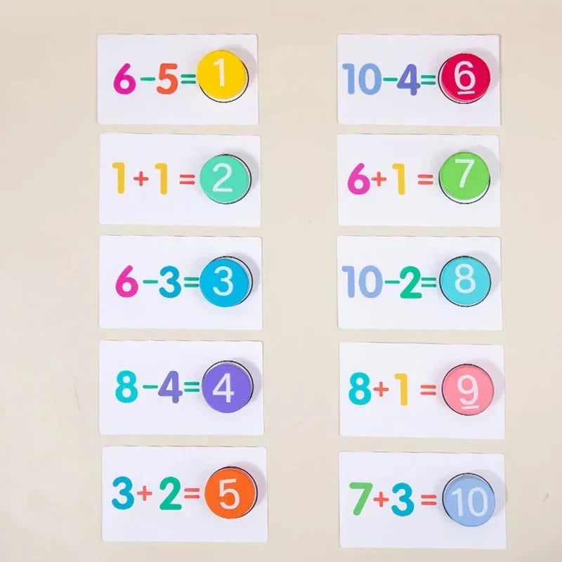 Math Tokens™ - Contare e risolvere - Schede aritmetiche per bambini