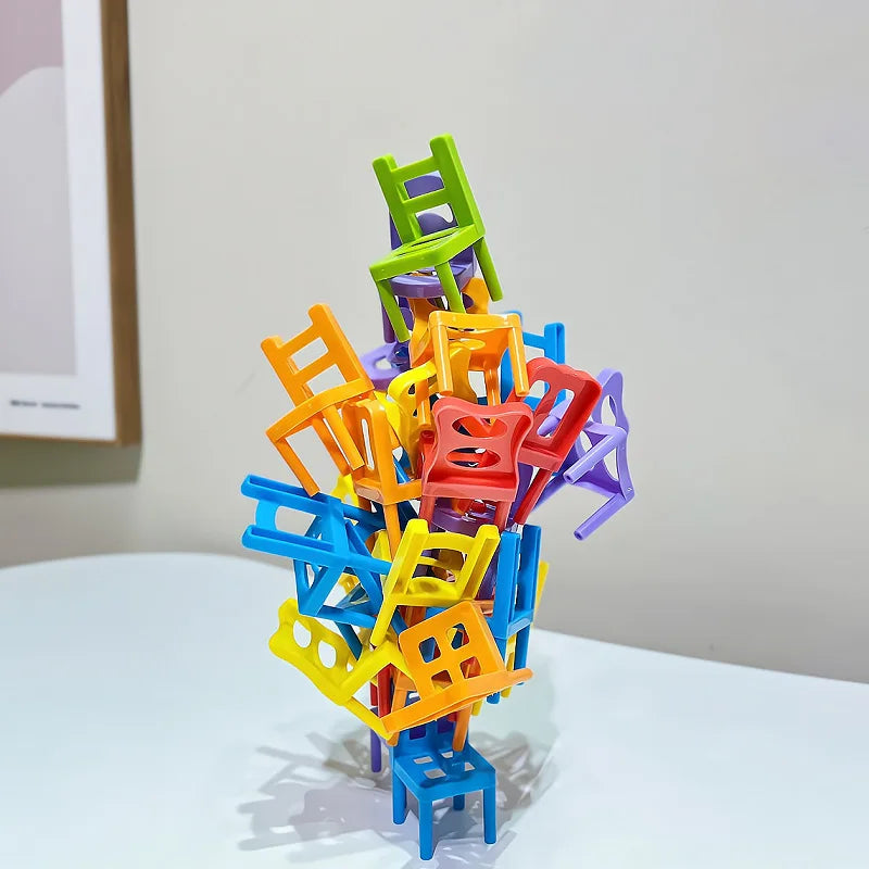 Chair Stack™ - Interattivo e stimolante per la creatività - Gioco delle sedie impilabili