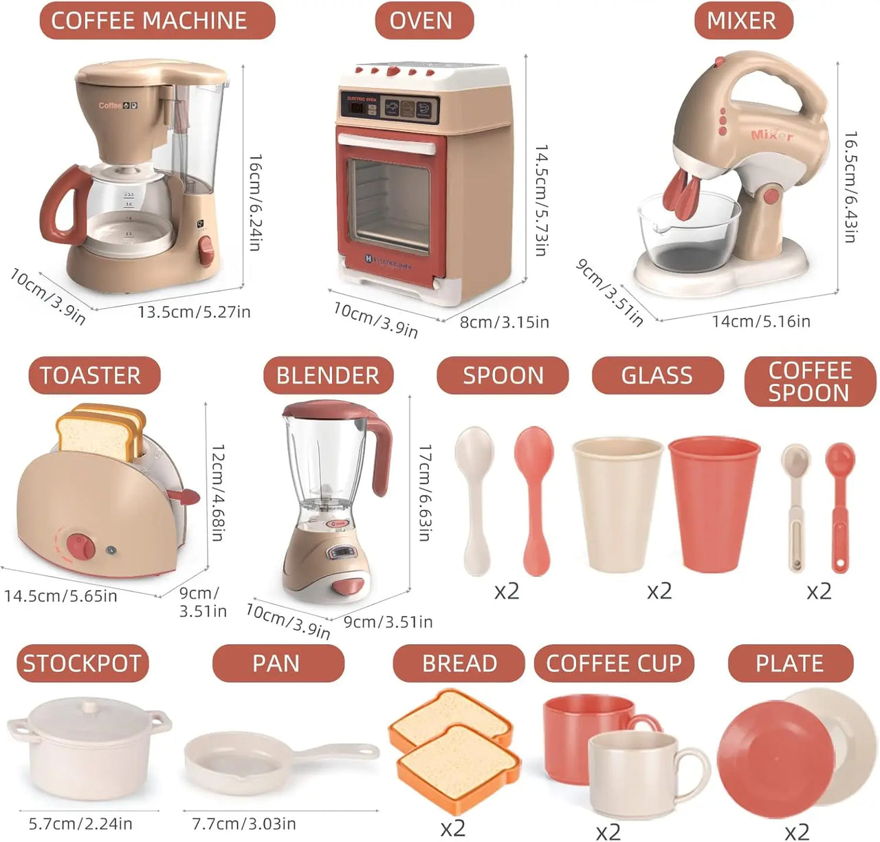 DreamCook – Fantasia in azione - Elettrodomestici da cucina giocattolo