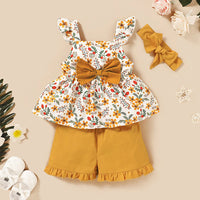 Thumbnail for Mini Fashion™ - Abbigliamento per bambini - Set estivo 3 pezzi da bambina