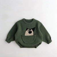 Thumbnail for Mini Fashion™ - Fantasia animale con marsupio - Maglione per bambini